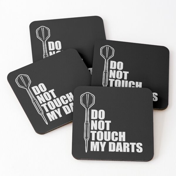 Item preview, Do Not Touch My Darts Warning Dart Player Humor designed and sold by shirt-o-mat.