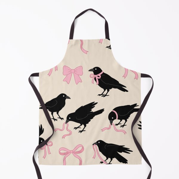 Item preview, Coquette Black Crows & Pink Ribbons Pattern designed and sold by zzz888.