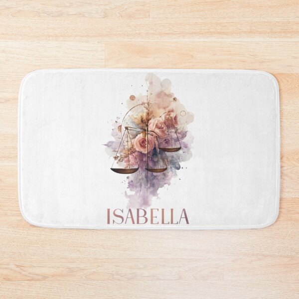 Item preview, Isabella Libra Zodiac Floral Watercolor Scales designed and sold by AlexLineArt.