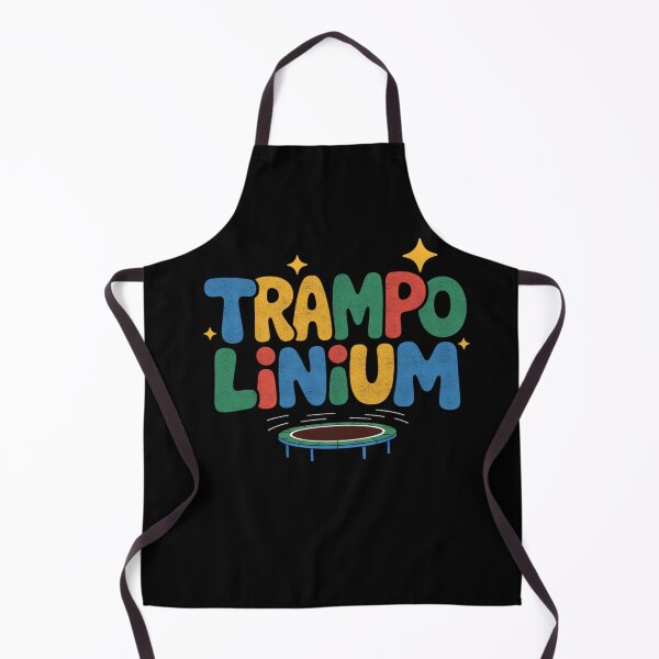 Item preview, Trampolinium Funny Kids Trampoline Bounce Design designed and sold by FreshVibe Prints.