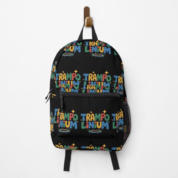 Item preview, Trampolinium Funny Kids Trampoline Bounce Design designed and sold by FreshVibe Prints.