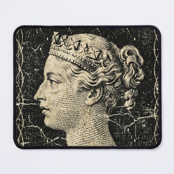 Item preview, Vintage Grunge Penny Black Stamp Art designed and sold by EverBranz-stor.