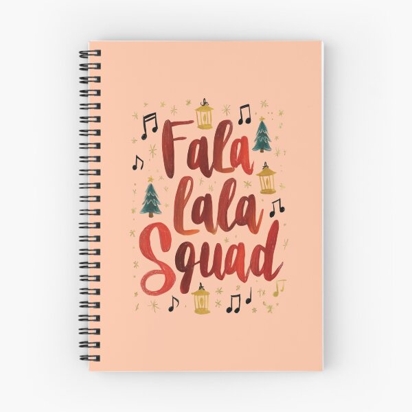 Item preview, Fa La La La Squad – Fun retro Christmas design with musical notes designed and sold by Meiersbeste.