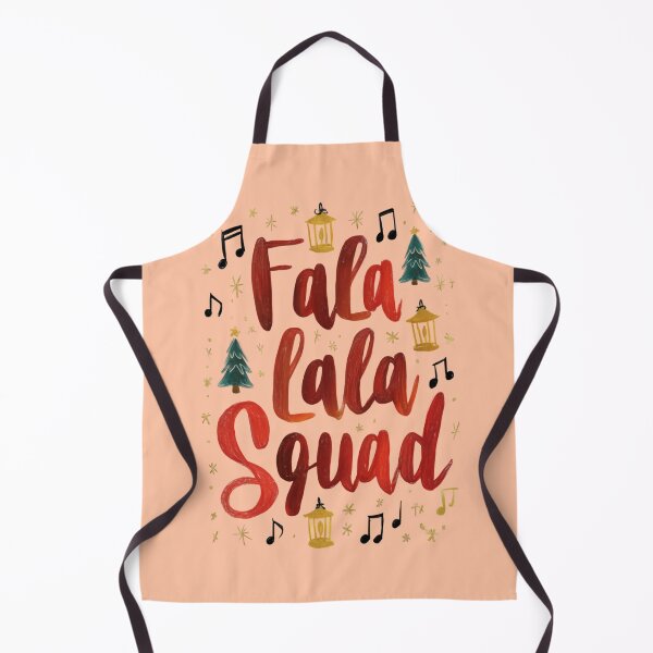 Item preview, Fa La La La Squad – Fun retro Christmas design with musical notes designed and sold by Meiersbeste.
