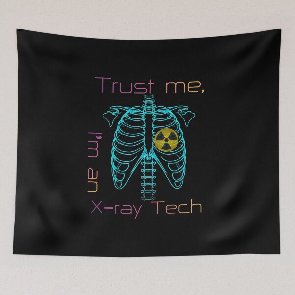 Item preview, Trust Me, I’m an X-ray Tech – Neon Skeleton Radiology Design designed and sold by phiawdesign9.
