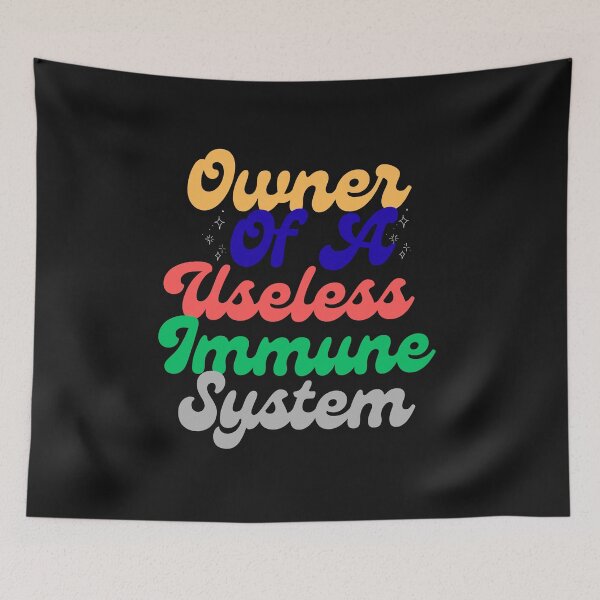 Item preview, Owner Of A Useless Immune System Shirt – Funny Chronic Illness Tee – Vintage Medical Humor Design designed and sold by Printsouf.