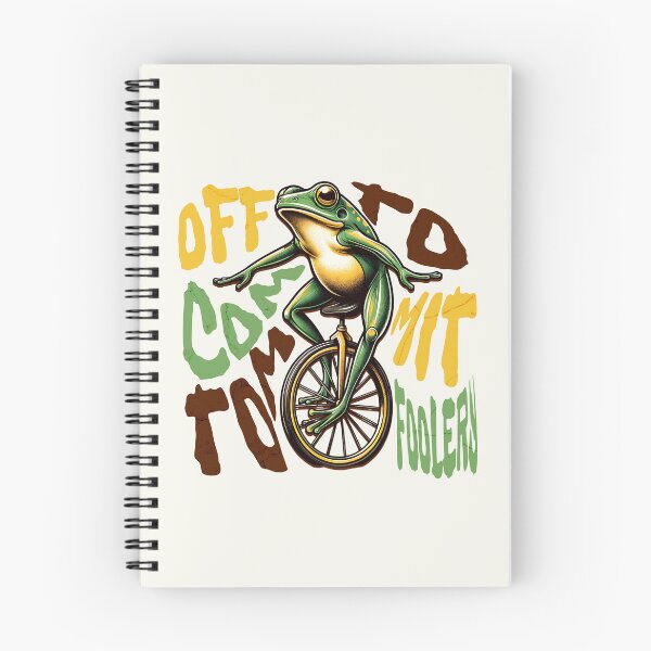 Item preview, Off to Commit Tomfoolery Frog designed and sold by dudelinart.