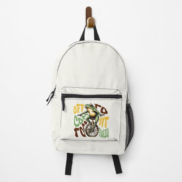 Item preview, Off to Commit Tomfoolery Frog designed and sold by dudelinart.