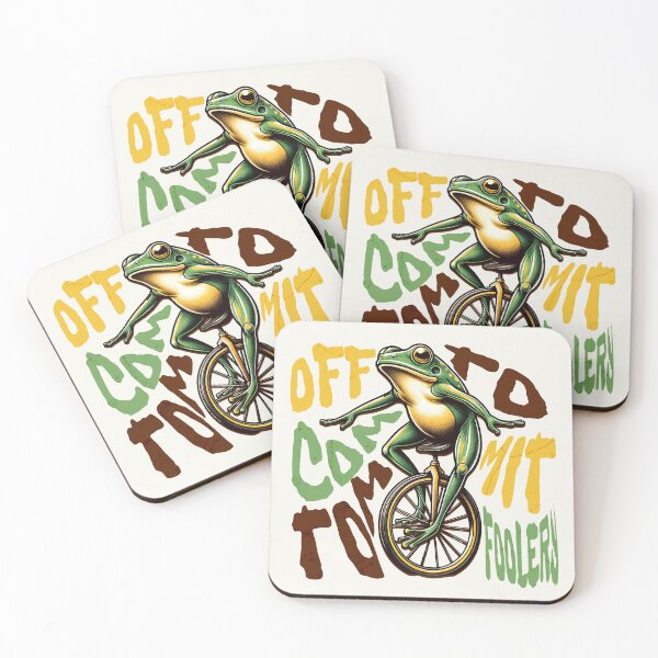 Item preview, Off to Commit Tomfoolery Frog designed and sold by dudelinart.