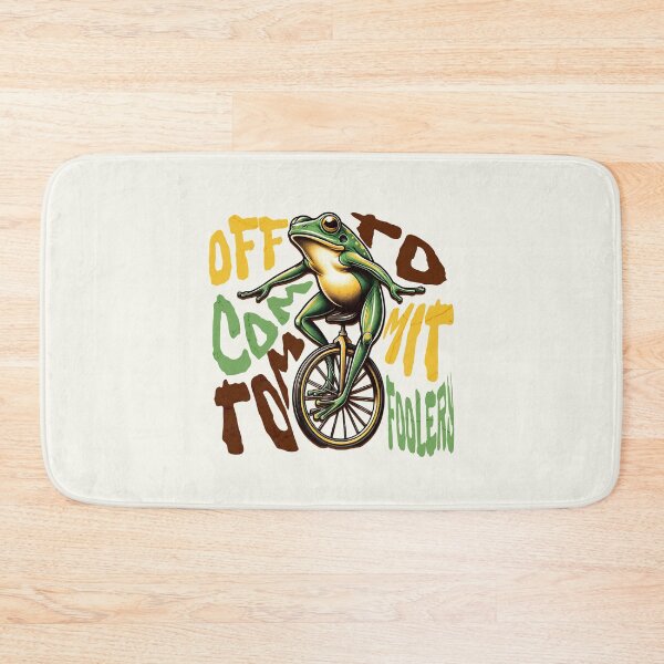 Item preview, Off to Commit Tomfoolery Frog designed and sold by dudelinart.