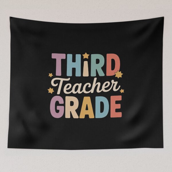 Item preview, Third Grade Teacher 3rd Grade back to school  designed and sold by lilLilaBatArt.