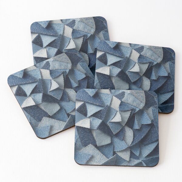 Item preview, Seamless pattern of Denim fabric designed and sold by GUNAPRIYAA.