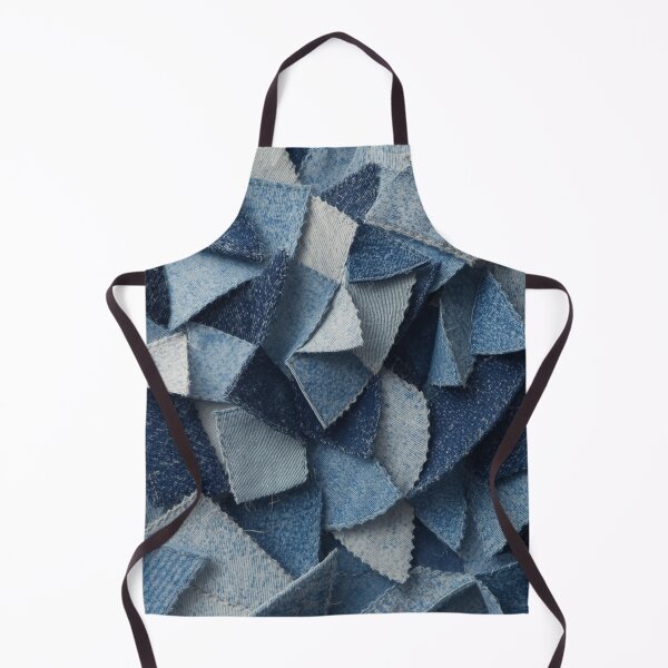 Item preview, Seamless pattern of Denim fabric designed and sold by GUNAPRIYAA.