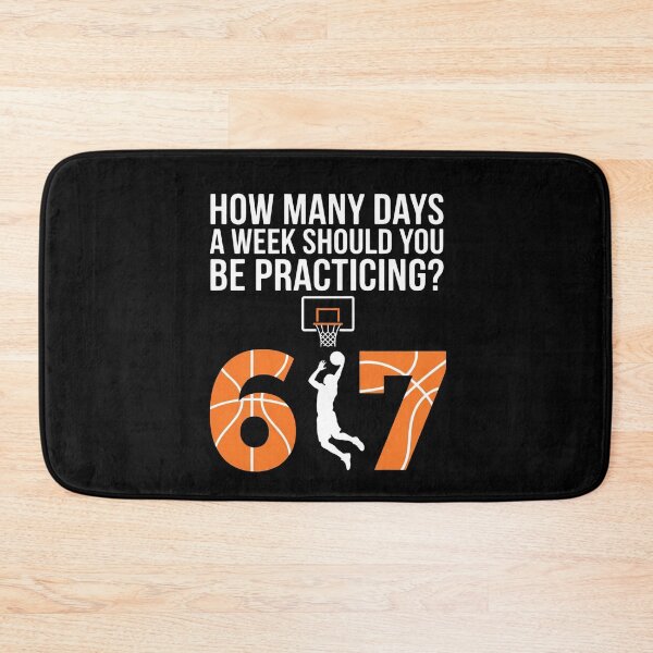 Item preview, How Many Days 6-7 Funny Basketball Meme designed and sold by FreshVibe Prints.