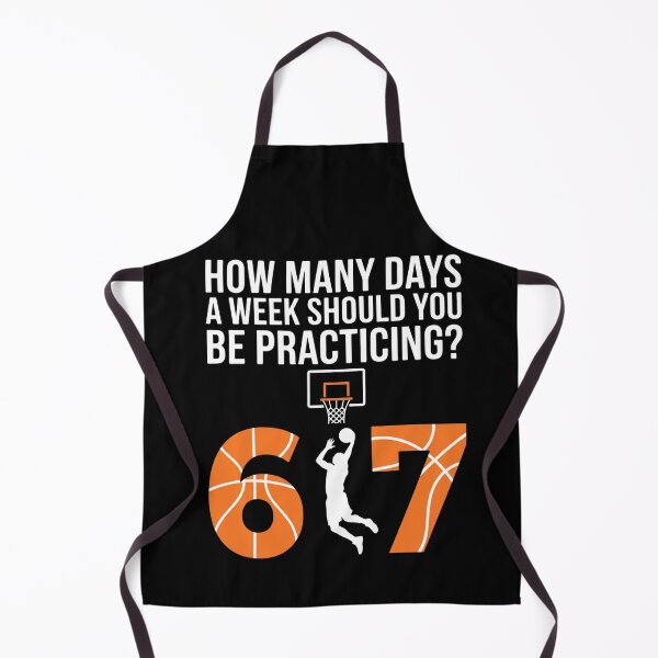 Item preview, How Many Days 6-7 Funny Basketball Meme designed and sold by FreshVibe Prints.