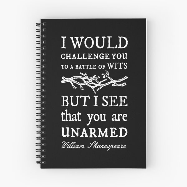 Item preview, Battle Of Wits – Shakespeare Sarcasm designed and sold by RheihneimDosta.