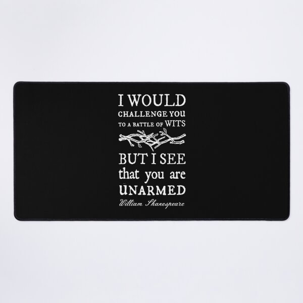 Item preview, Battle Of Wits – Shakespeare Sarcasm designed and sold by RheihneimDosta.