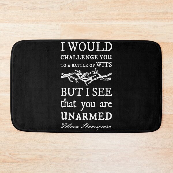 Item preview, Battle Of Wits – Shakespeare Sarcasm designed and sold by RheihneimDosta.