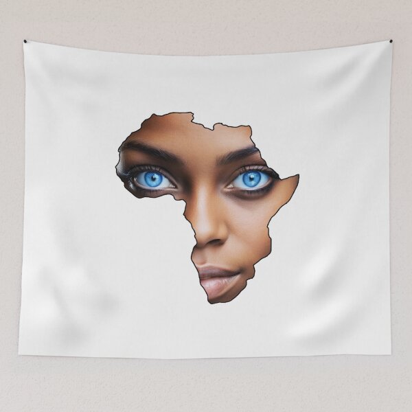 Item preview, Beauty Of Africa; Blue Eyes; designed and sold by StickerApe.