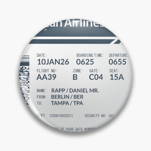 Item preview, Boarding Pass 5748x5748 RDM designed and sold by twgcrazy.