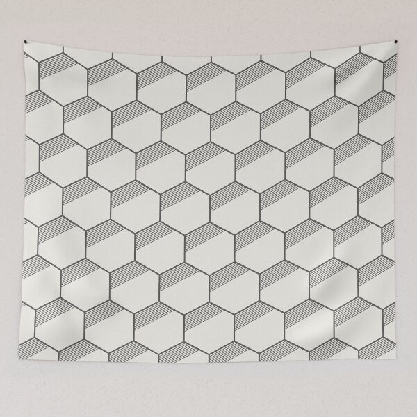 Item preview, Abstract seamless geometric pattern of hexagons. designed and sold by IndigoCat.