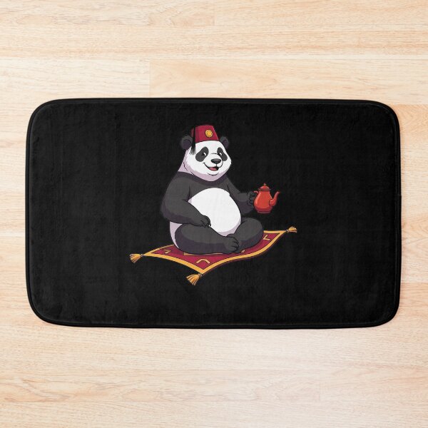 Item preview, Cute Panda Fez Magic Carpet Teapot designed and sold by k3rstman1.