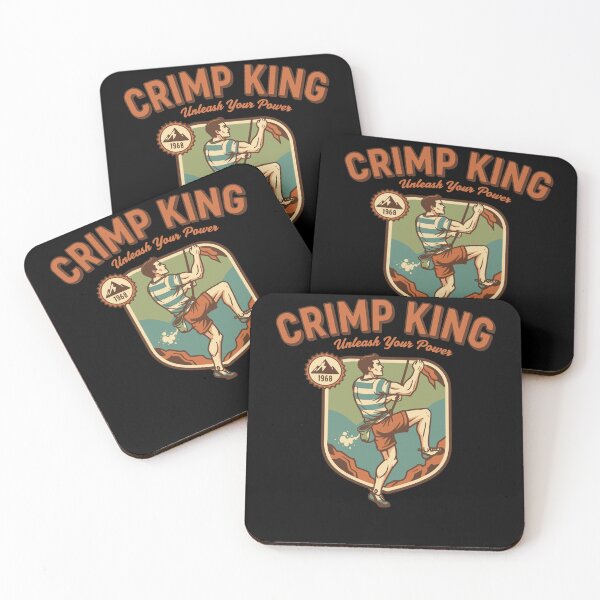 Item preview, Crimp King Unleash Your Power Rock Climber designed and sold by LuminOrb.