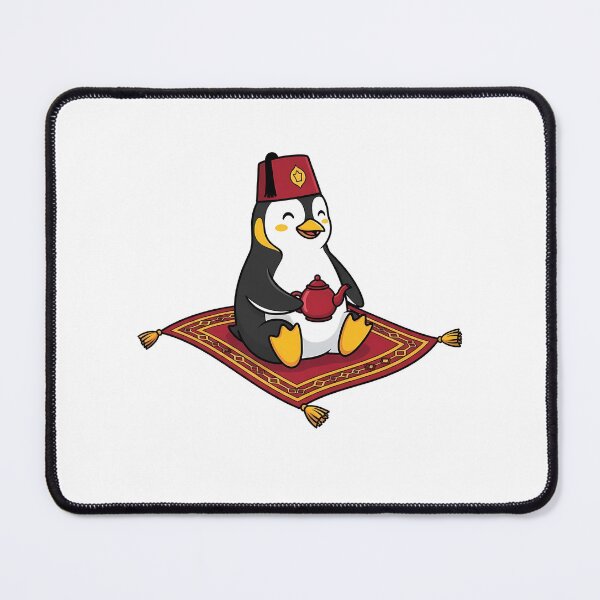 Item preview, Whimsical Penguin Fez Magic Carpet Teapot designed and sold by k3rstman1.
