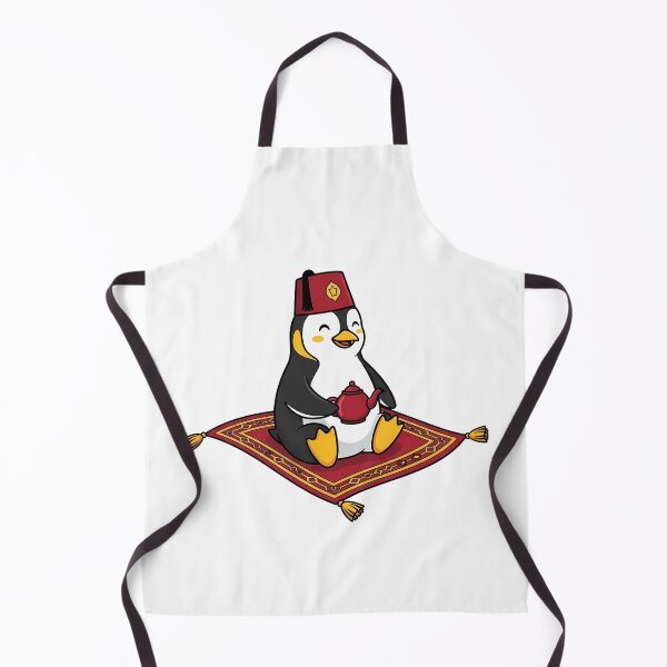 Item preview, Whimsical Penguin Fez Magic Carpet Teapot designed and sold by k3rstman1.