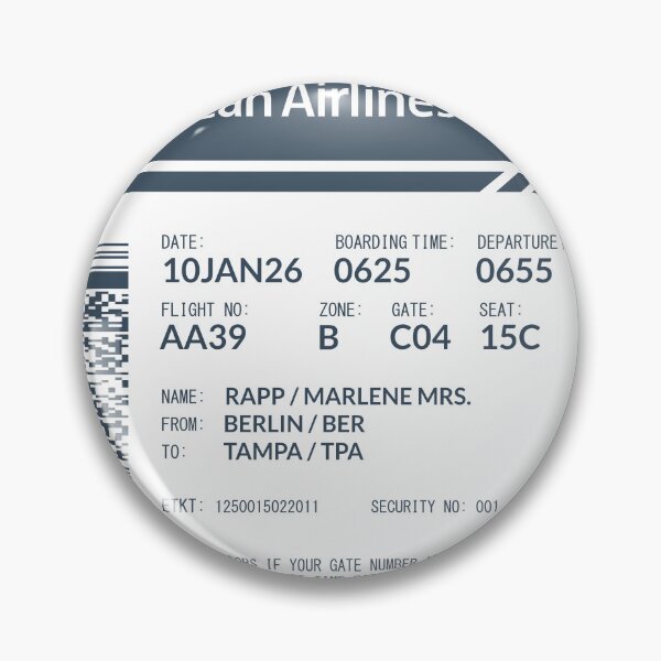 Item preview, Boarding Pass 5748x5748 RMM designed and sold by twgcrazy.