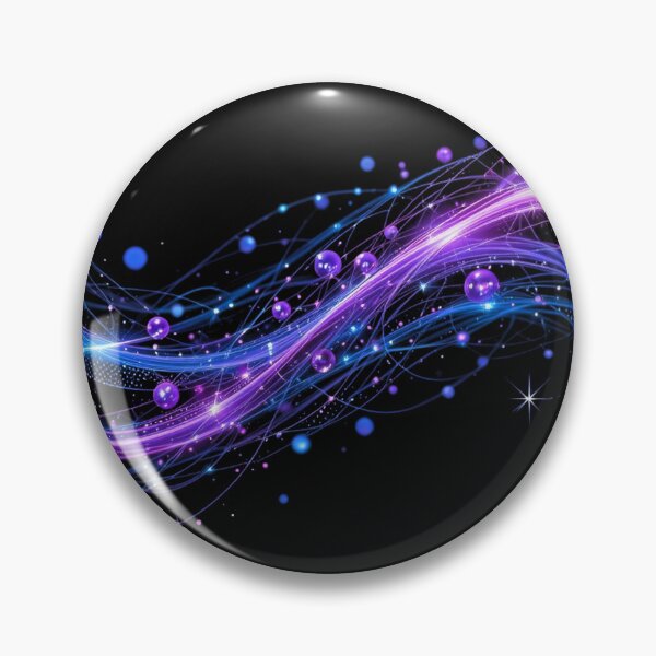 Item preview, Neon Vortex Glow – Futuristic Blue & Purple Light Swirl Abstract designed and sold by PixelVibe782.