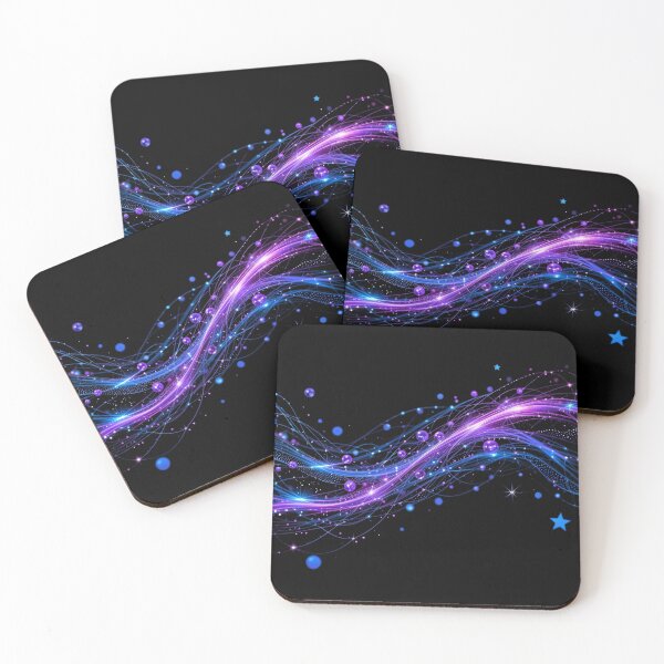 Item preview, Neon Vortex Glow – Futuristic Blue & Purple Light Swirl Abstract designed and sold by PixelVibe782.
