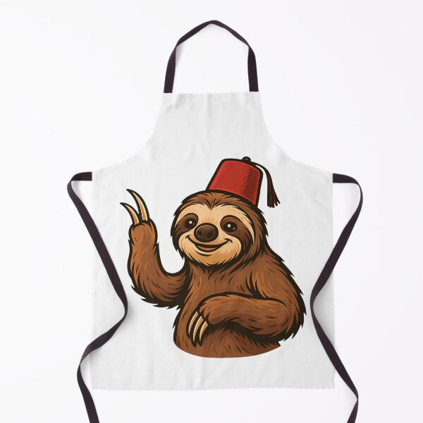 Item preview, Cheerful Sloth Fez Hat Animal designed and sold by k3rstman1.