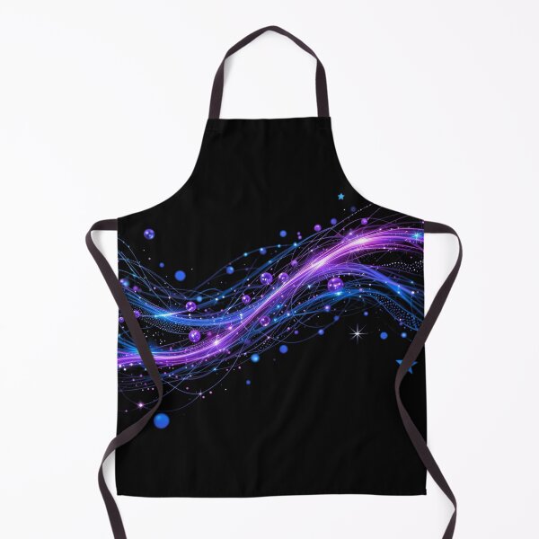 Item preview, Neon Vortex Glow – Futuristic Blue & Purple Light Swirl Abstract designed and sold by PixelVibe782.