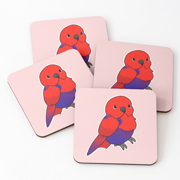 Item preview, Eclectus parrot female designed and sold by Blueberry-b1rd.