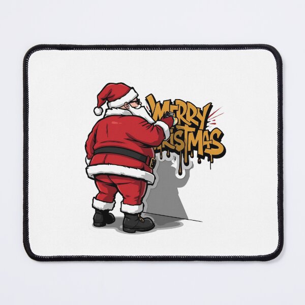 Item preview, Graffiti Santa Christmas Art – Urban Street Tag Holiday Design designed and sold by MiszungART.