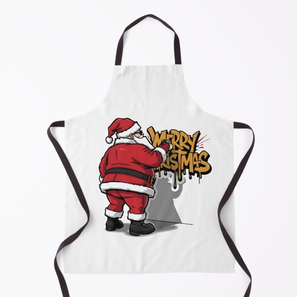 Item preview, Graffiti Santa Christmas Art – Urban Street Tag Holiday Design designed and sold by MiszungART.