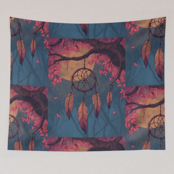 Item preview, Spiritual Dreamcatcher Motif Boho designed and sold by bapupa.
