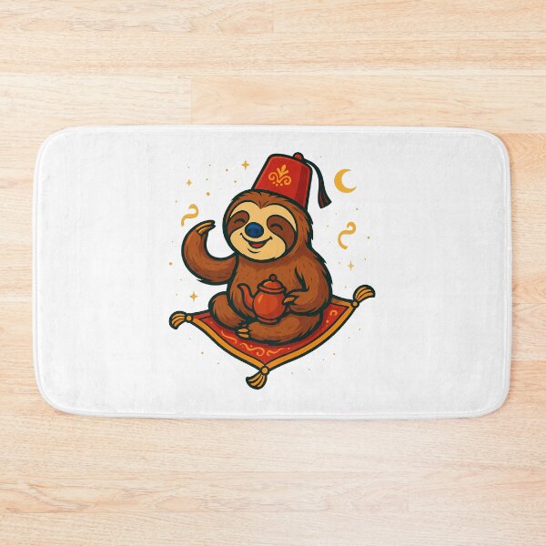 Item preview, Arabian Sloth Magic Carpet Tea Time designed and sold by k3rstman1.