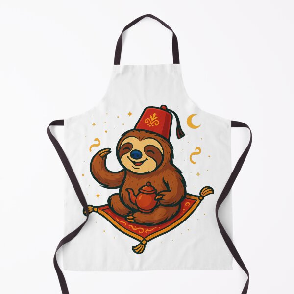 Item preview, Arabian Sloth Magic Carpet Tea Time designed and sold by k3rstman1.