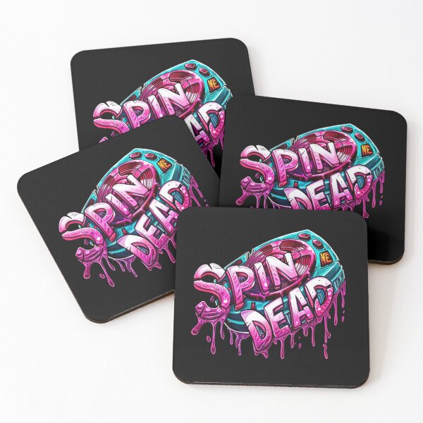 Item preview, Spin Me Dead – Pastel Goth Drip Text Grunge designed and sold by WeranovDesign.