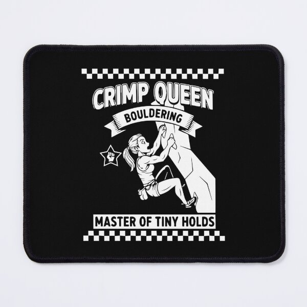 Item preview, Crimp Queen Bouldering Master Of Tiny Holds designed and sold by LuminOrb.