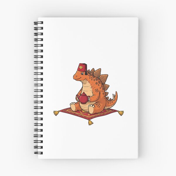 Item preview, Cute Stegosaurus Magic Carpet Tea Time designed and sold by k3rstman1.