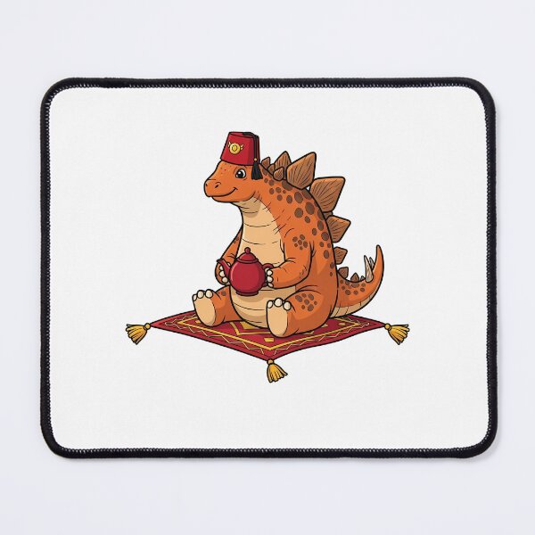 Item preview, Cute Stegosaurus Magic Carpet Tea Time designed and sold by k3rstman1.