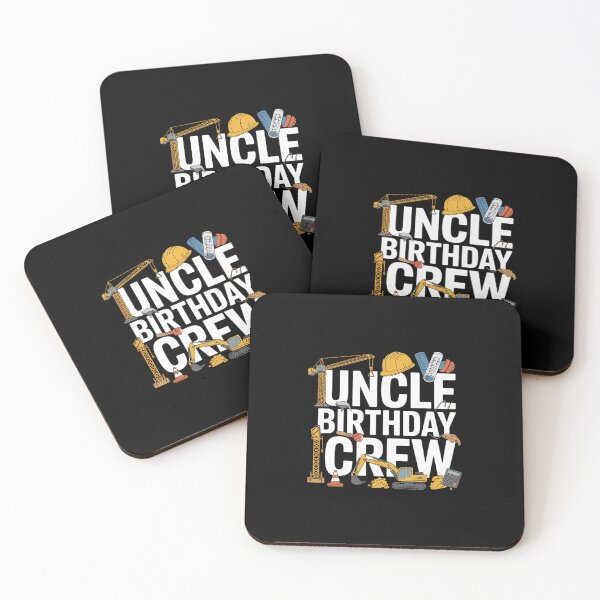 Item preview, Uncle Birthday Crew Men Construction Birthday Part  designed and sold by lilLilaBatArt.