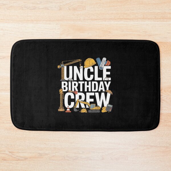 Item preview, Uncle Birthday Crew Men Construction Birthday Part  designed and sold by lilLilaBatArt.