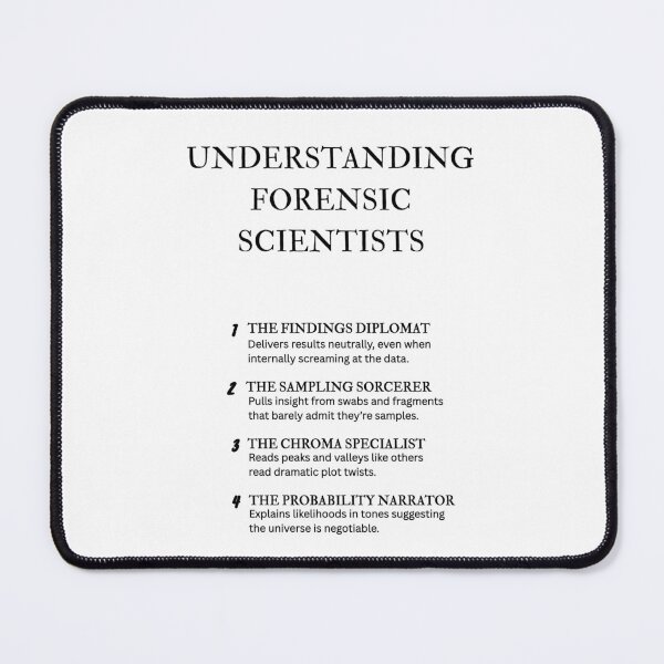 Item preview, Crime Lab Humor – Understanding Forensic Scientists designed and sold by PsyFlow35.