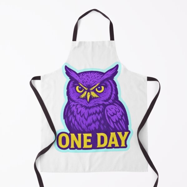 Item preview, Focused Owl Purple + yellow color combo designed and sold by Begena.