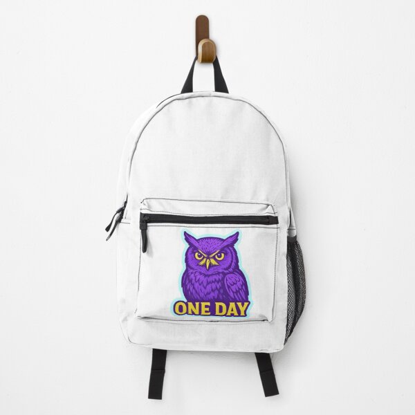 Item preview, Focused Owl Purple + yellow color combo designed and sold by Begena.