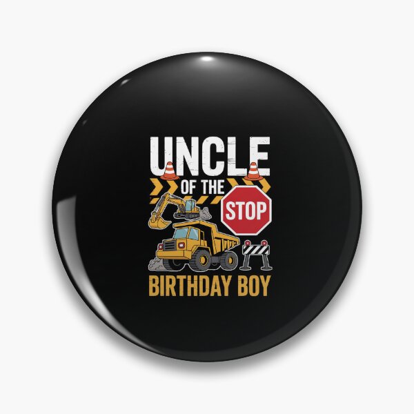 Item preview, Uncle of the Birthday Boy Construction Worker Birthday Party  designed and sold by dainegilbert.